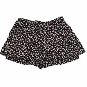 Pins & Needles Floral Cotton Mini Skort